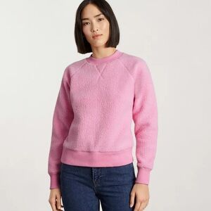 Everlane Raglan ReNew Sweatshirt - bubblegum pink, L